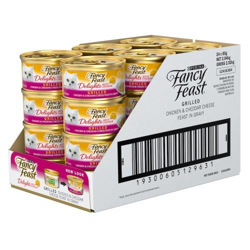 Fancy Feast Delights Chicken and Cheddar 24 pack