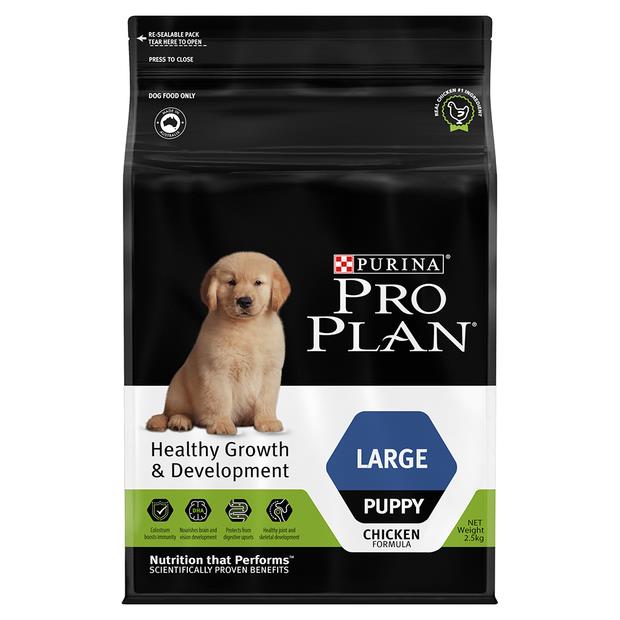 Pro Plan Puppy Healthy Growth Development Large Breed Chicken Dry Dog Food 2.5kg