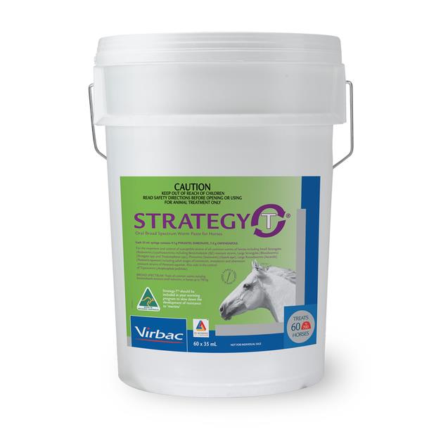 Strategy T Horse Wormer Stable Pail 60 X 35ml