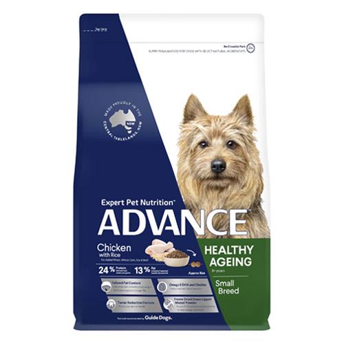 Advance Healthy Ageing Small Breed Chicken & Rice Dry Dog Food 3 Kgs