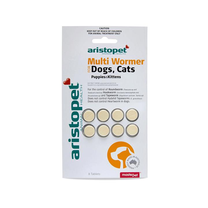 Aristopet Multiwormer Tablets Dog And Cat 8 Tablet