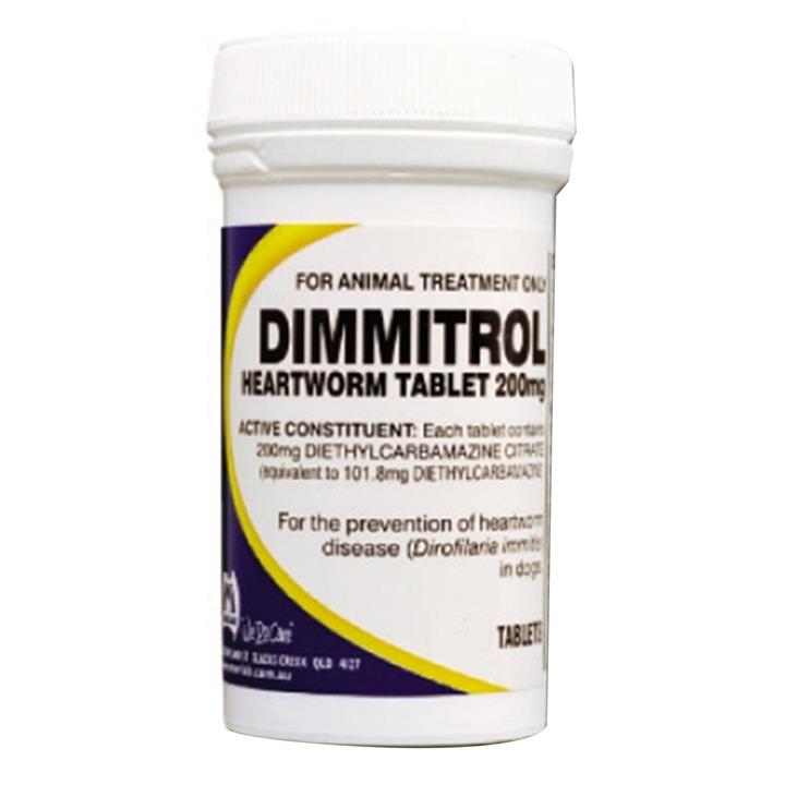 Dimmitrol Tablets For Medium Dogs 200mg (Yellow) 1000 Tablet
