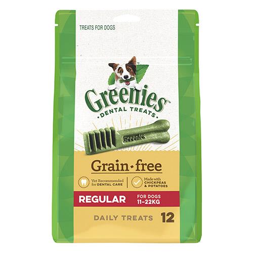 Greenies Grain Free Regular Dog Dental Treats 11-22 Kgs 1 Kgs
