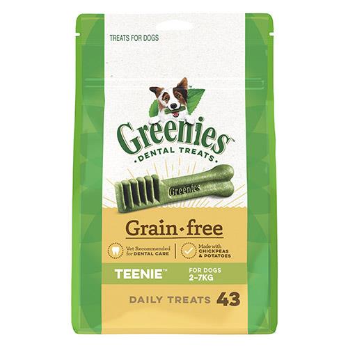 Greenies Grain Free Teenie Dog Dental Treats 2-7 Kgs 340 Gms