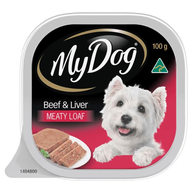 My Dog Beef And Liver Trays Wet Dog Food 100g