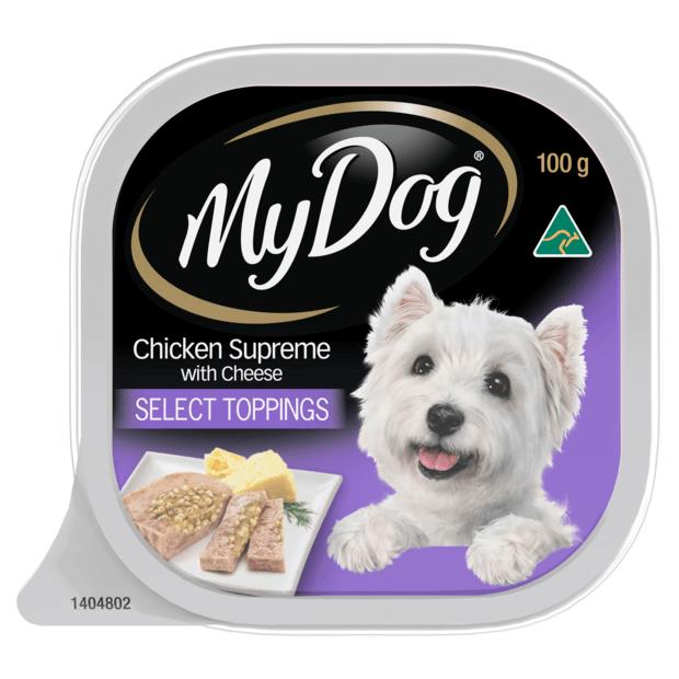 My Dog Chicken Supreme With Cheese Trays Wet Dog Food 100g