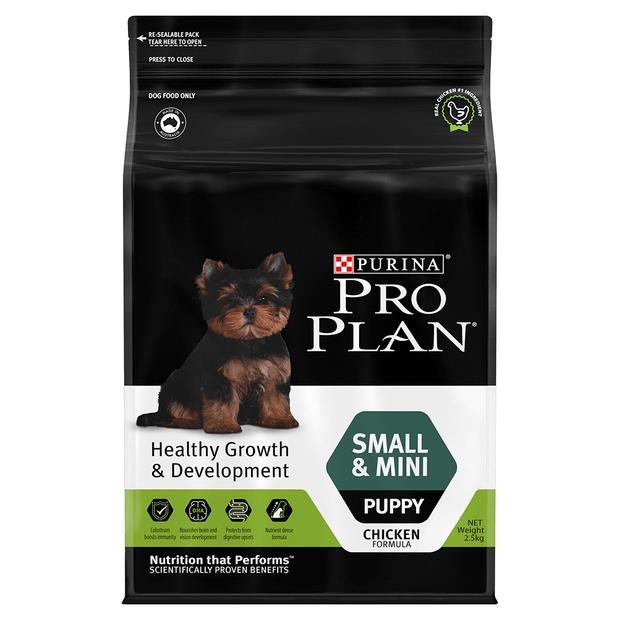 Pro Plan Puppy Healthy Growth Development Mini Small Chicken Dry Dog Food 2.5kg