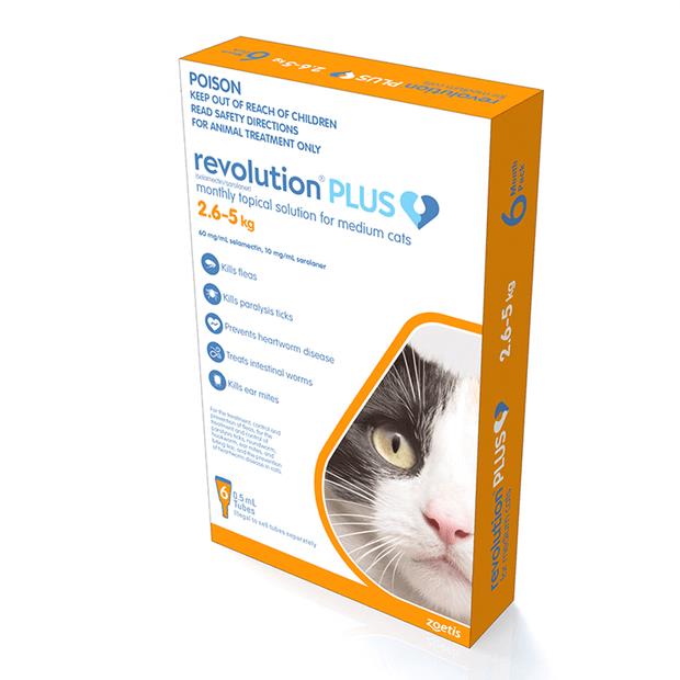 Revolution Cat Plus Orange 6 Pack