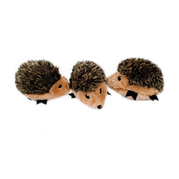Zippypaws Miniz Hedgehog Soft Dog Toy 3 Pack