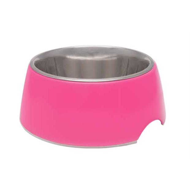 Loving Pets Retro Bowl Hot Pink Medium