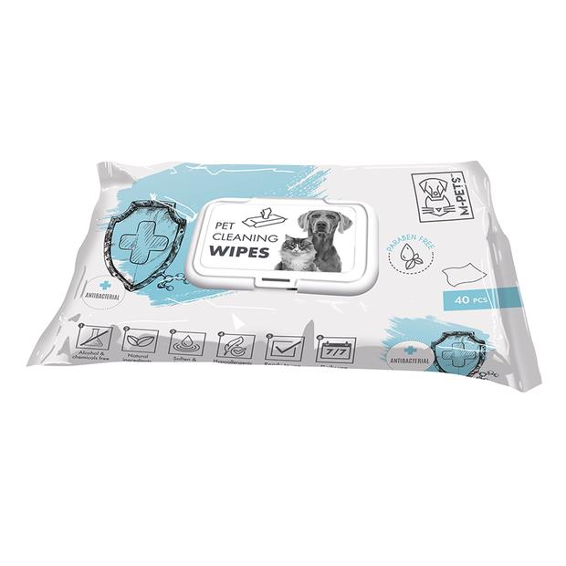 Buy M Pets Pet Cleaning Antibacterial Wipes 40 Pack for 4.65