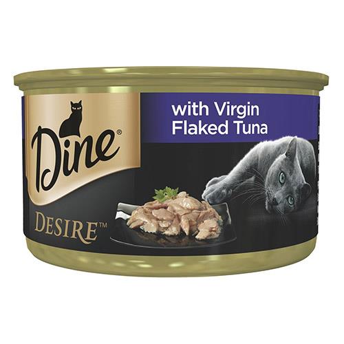 Dine Desire With Virgin Flaked Tuna 85 Gms 4 Pack 6 Cans