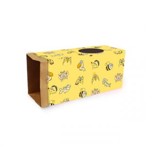 Afp Cat Toy Cartoon Kraft Paper Cat Tunnel Yellow Each