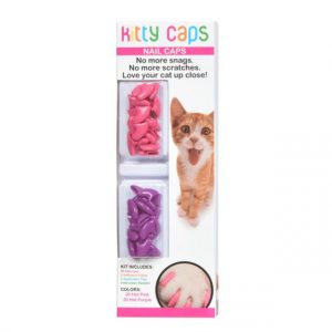 Kitty Caps Nail Caps Hot Purple Hot Pink Small