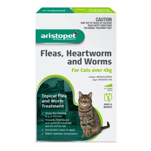 Aristopet Spot-on Treatment for Cats over 4kg 6 pack