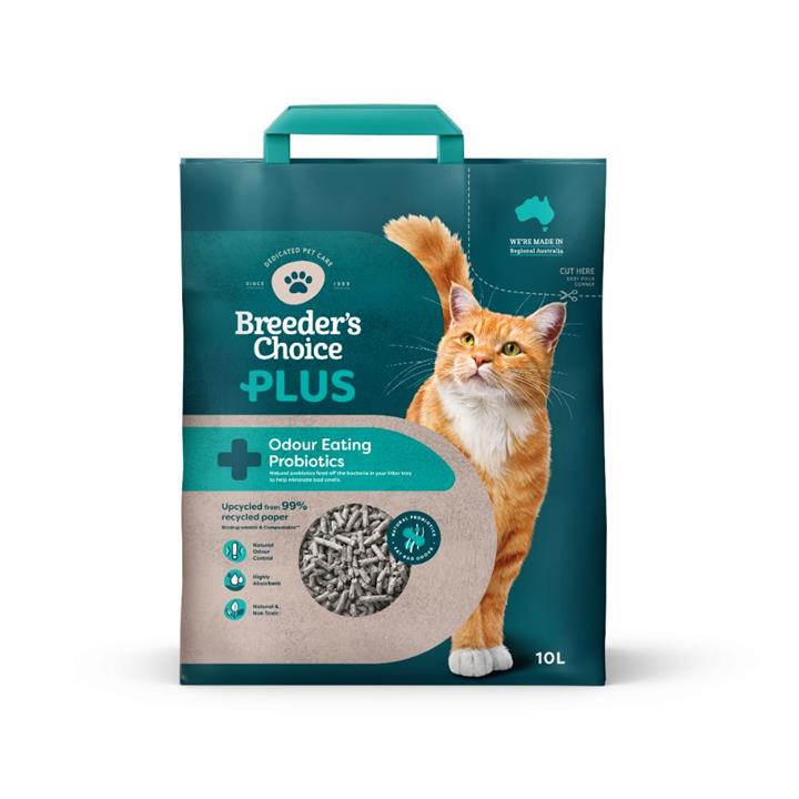 Buy Breeders Choice Plus Probiotics Cat Litter 10 Litre for 14.99