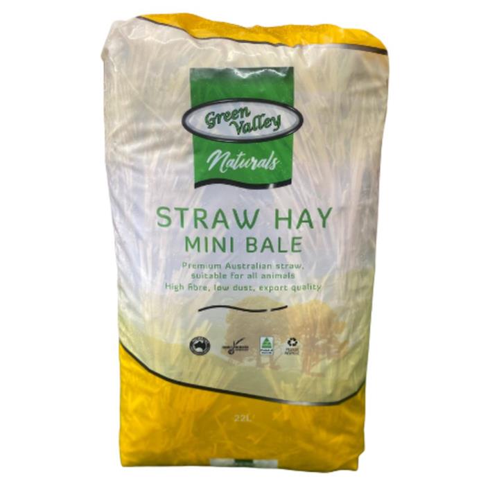 Green Valley Naturals Small Animal Mini Straw Bale 22L