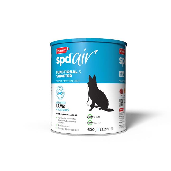 Buy Prime100 SPD Air Dried Lamb & Rosemary Adult Dry Dog Food 600g for