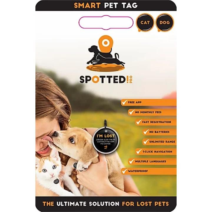 Spotted Pro Smart Pet Tag Cat & Small Dog