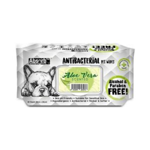 Absorb Antibacterial Pet Wipes