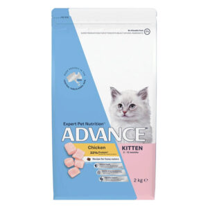 Advance Kitten Chicken Recipe For Fussy Eaters Dry Cat Food 2 Kg