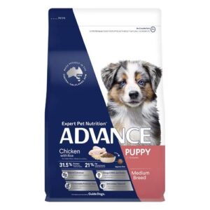 Advance Puppy Medium Breed Chicken With Rice Dry Dog Food 15 Kg