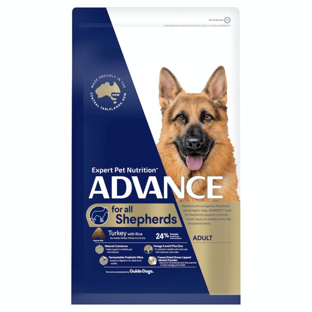 Advance Shepherds Adult Dry Dog Food Turkey With Rice
