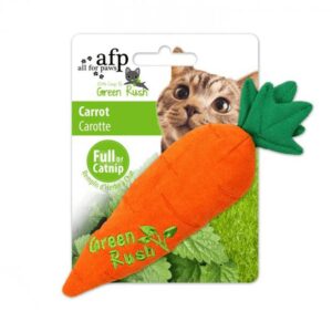 Afp Green Rush Carrot Cat Toy
