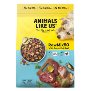 Animals Like Us Rawmix50 With Grass-Fed Beef Dry Dog Food 3.6 Kg