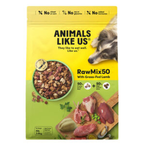 Animals Like Us Rawmix50 With Grass-Fed Lamb Dry Dog Food 3.6 Kg