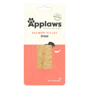Applaws Natural Salmon Fillet Cat Treat 25gm 18 Pack