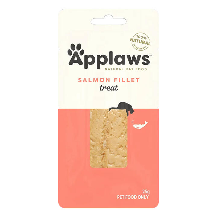 Applaws Natural Salmon Fillet Cat Treat 25gm 18 Pack