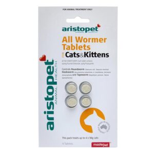 Aristopet All Wormer Tablets For Cats And Kittens For Cats/Kittens 2 Tablets