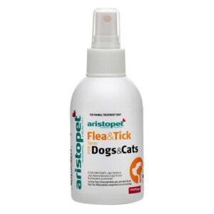 Aristopet Flea & Tick Spray For Dogs & Cats 125 Ml