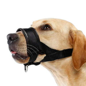 Beau Pets Adjustable Nylon Muzzle - Black Small 1 Pack