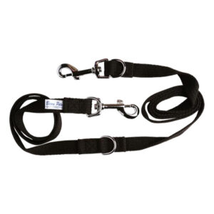 Beau Pets Adjustable Webbing Lead Black 25 Mm X 180cm