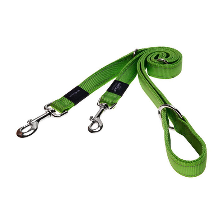 Beau Pets Adjustable Webbing Lead Green 25 Mm X 180cm