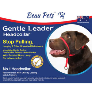 Beau Pets Gentle Leader Headcollar For Dogs - Black 1 X Large