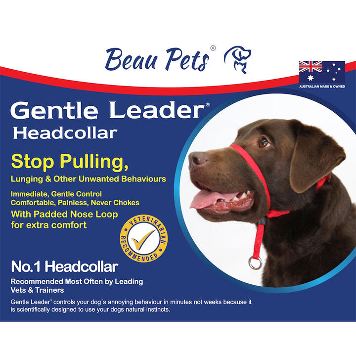 Beau Pets Gentle Leader Headcollar For Dogs - Blue 1 X Xlarge