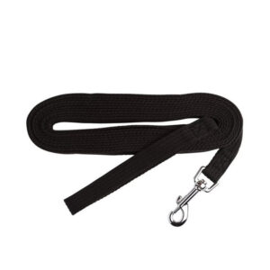 Beau Pets Webbing Training Lead - Black 20 Mm X 5metres