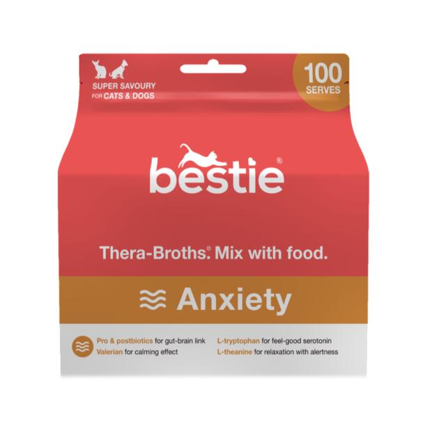 Bestie Thera Broths Anxiety Support Broth Powder For Cats And Dogs