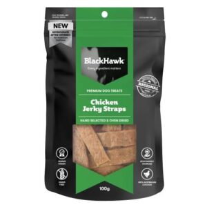 Black Hawk Chicken Jerky Straps 100g