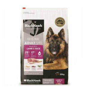 Black Hawk Dog Food Adult Lamb and Rice 20kg