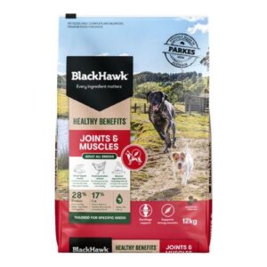 Black Hawk Dog Food Healthy Benefits Joints and Muscles 12kg