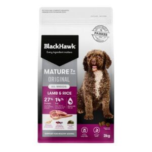 Black Hawk Dog Food Mature Lamb and Rice 20kg