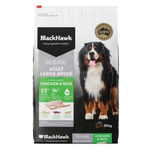 Black Hawk Dry Dog Food Large Breed Adult Chicken And Rice