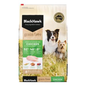 Black Hawk Grain Free Adult Chicken Dry Dog Food 15 Kg