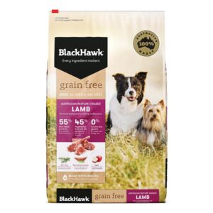 Black Hawk Grain Free Adult Lamb Dry Dog Food 15 Kg