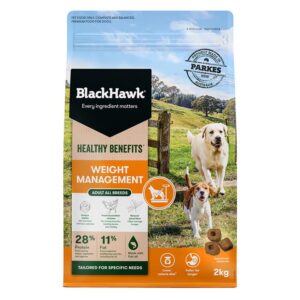 Black Hawk Healthy Benefits Weight Management Adult Dry Dog Food 2 Kg