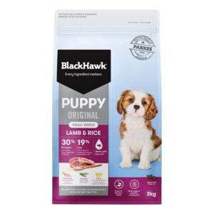 Black Hawk Original Puppy Small Breed Lamb & Rice Dry Dog Food 3 Kg